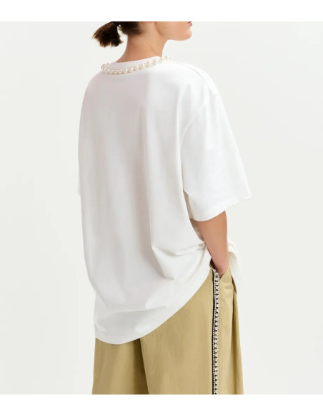 ESSENTIEL ANTWERP T-Shirt IPOP Blanc