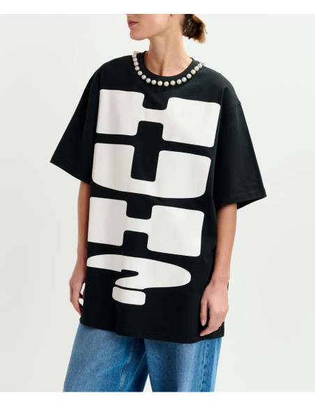 ESSENTIEL ANTWERP T-Shirt IPOP Noir