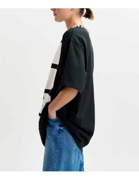 ESSENTIEL ANTWERP T-Shirt IPOP Noir