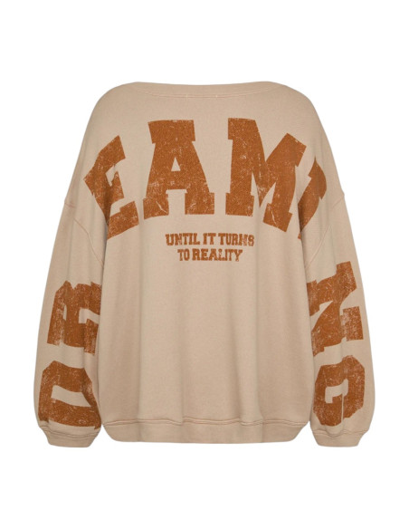 LIV BERGEN Sweatshirt SKY DREAMING Capuccino