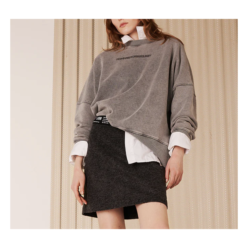 LIV BERGEN Sweatshirt DYNAMO Black Acid