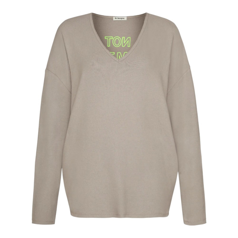 LIV BERGEN Sweater JUPITER NOT Gray Mom