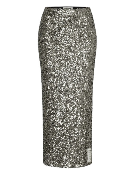 LIV BERGEN Jupe NY SEQUINS Silver