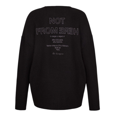 LIV BERGEN Sweater JUPITER NOT Black