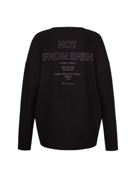 LIV BERGEN Sweater JUPITER NOT Black
