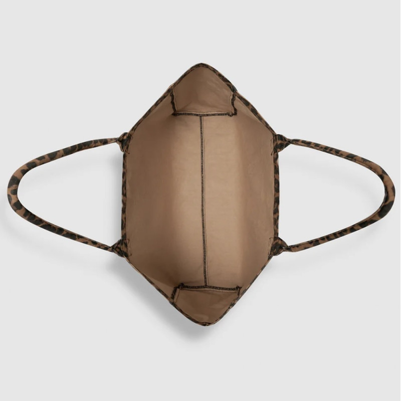 ANINE BING Sac LEO CANVAS TOTE