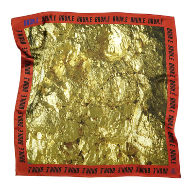 LES PETITS FOULARDS carré BRUN.E