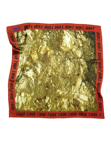 LES PETITS FOULARDS carré BRUN.E