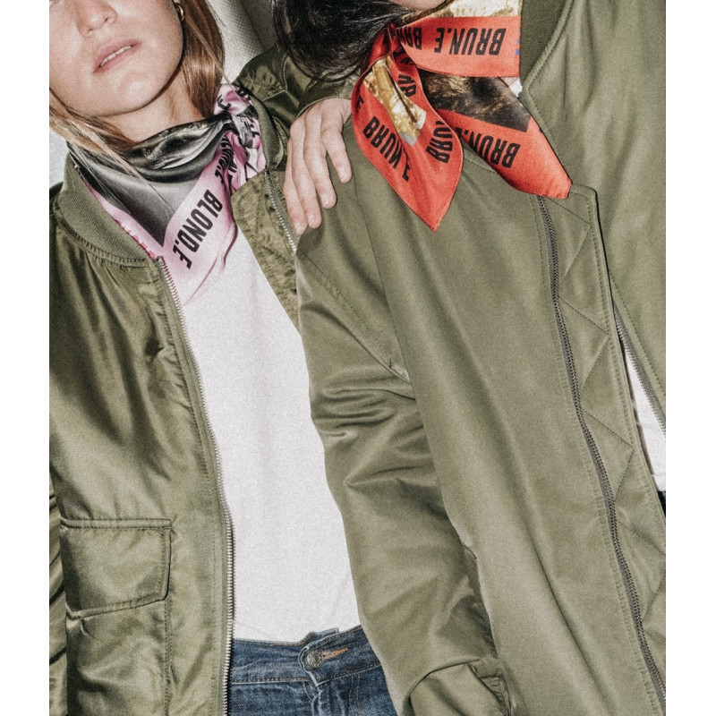 LES PETITS FOULARDS carré BRUN.E