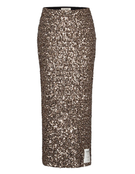 LIV BERGEN Jupe NY SEQUINS Platin