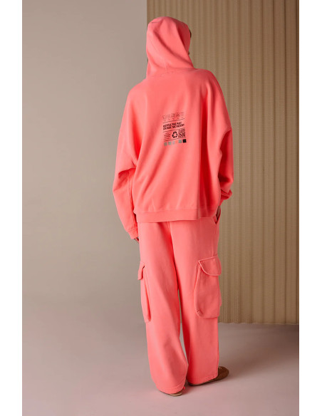 LIV BERGEN Sweatshirt BLAKE Neon Coral
