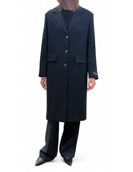 MARGAUX LONNBERG Manteau TOM Navy Stripes