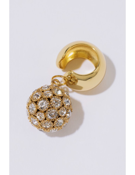 PEARL OCTOPUSSY CRYSTAL SPHERE CUFF