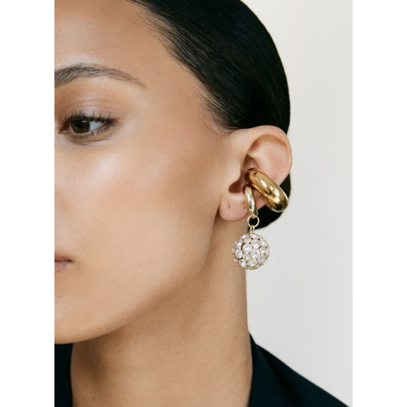 PEARL OCTOPUSSY CRYSTAL SPHERE CUFF