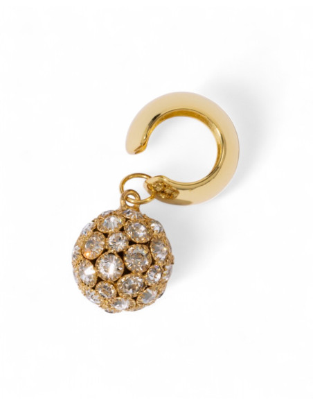 PEARL OCTOPUSSY CRYSTAL SPHERE CUFF