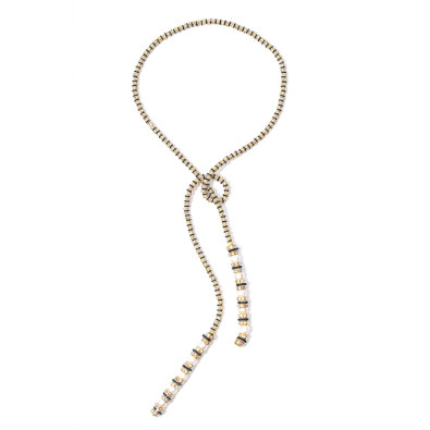 PEARL OCTOPUSSY collier COCO NECKLACE bicolore