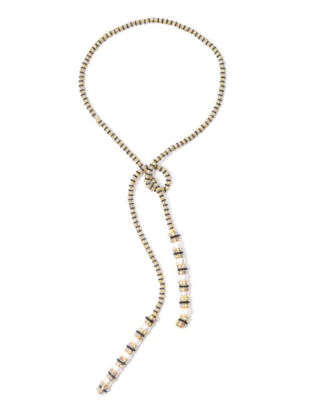 PEARL OCTOPUSSY collier COCO NECKLACE bicolore