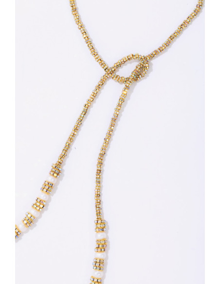 PEARL OCTOPUSSY collier COCO NECKLACE or