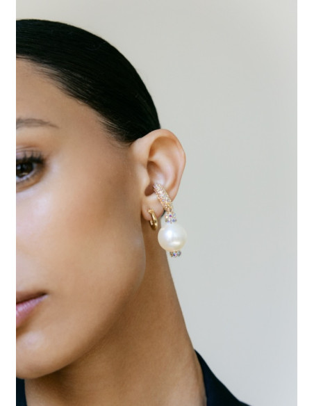PEARL OCTOPUSSY earcuff MOON CUFF
