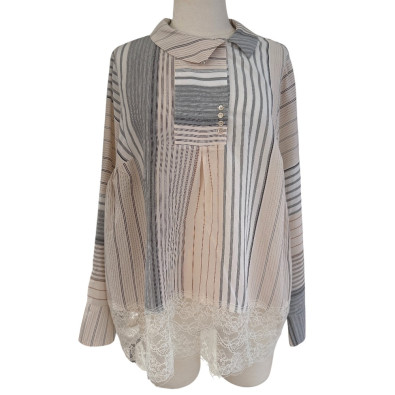 PHISIQUE DU ROLE Blouse à rayures patchwork