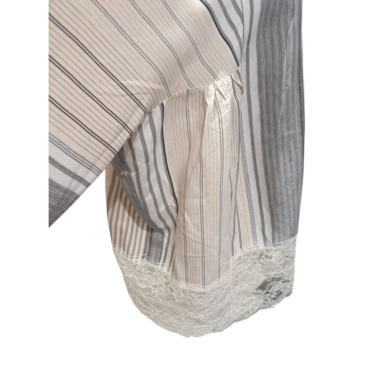 PHISIQUE DU ROLE Blouse à rayures patchwork