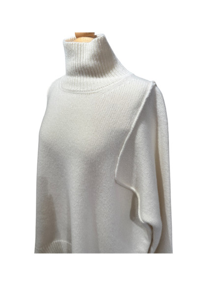 PHISIQUE DU ROLE Pull col roulé écru