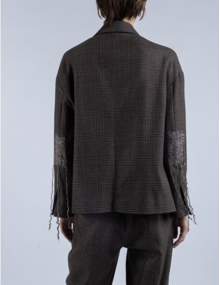 PHISIQUE DU ROLE Blazer Prince de Galles PHISIQUE DU ROLE Blazer Prince de Galles
