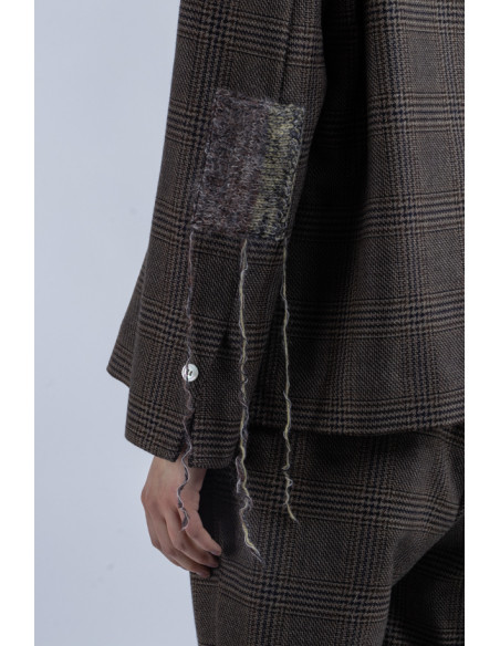 PHISIQUE DU ROLE Blazer Prince de Galles PHISIQUE DU ROLE Blazer Prince de Galles