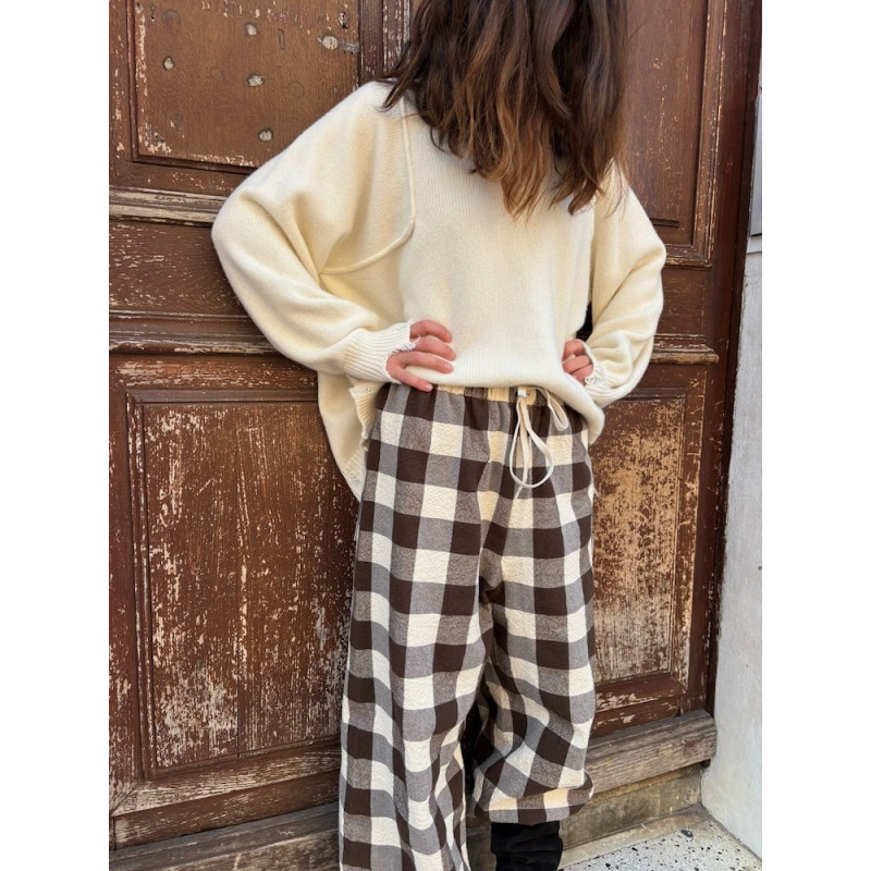 PHISIQUE DU ROLE Pantalon carreaux vichy