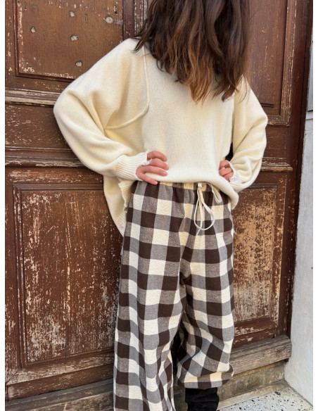PHISIQUE DU ROLE Pantalon carreaux vichy