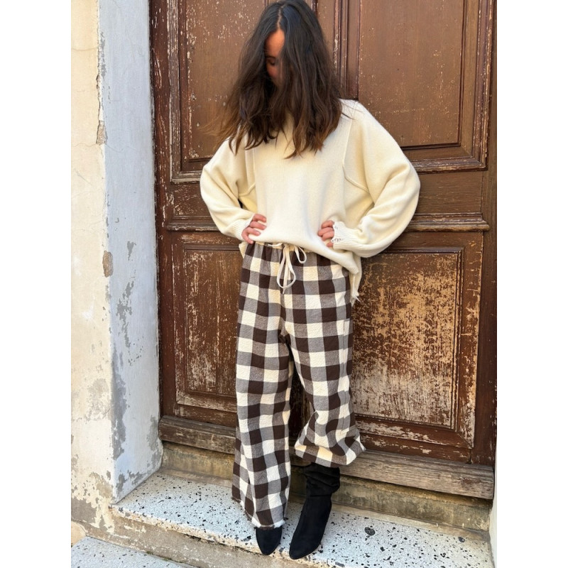 PHISIQUE DU ROLE Pantalon carreaux vichy