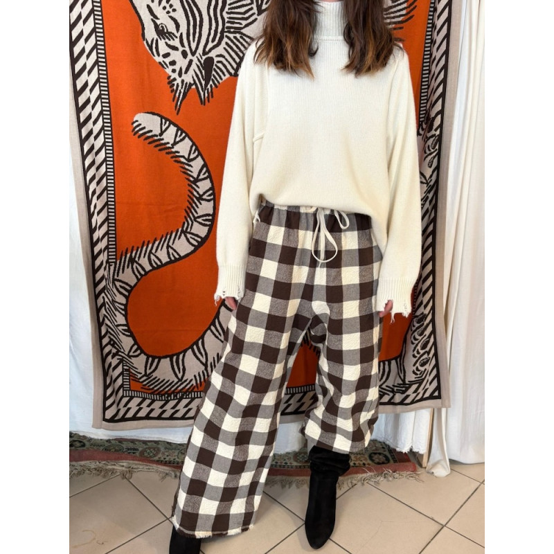 PHISIQUE DU ROLE Pantalon carreaux vichy