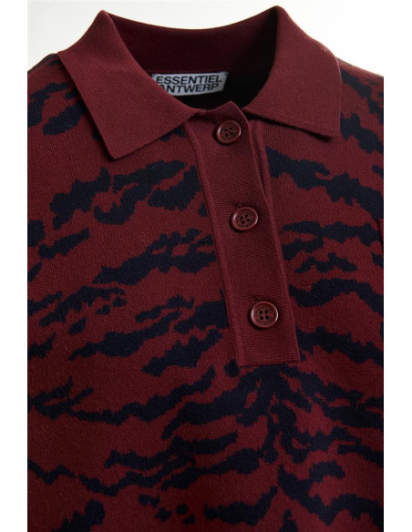 ESSENTIEL ANTWERP Polo INTARSIA