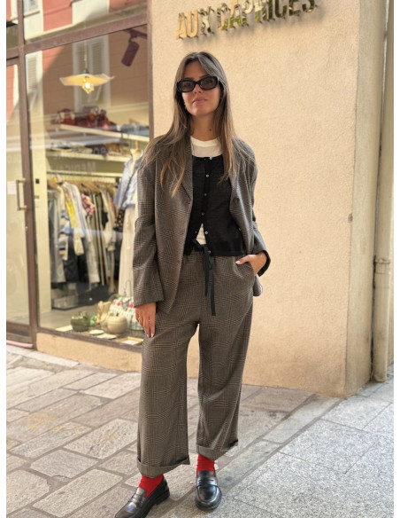 PHISIQUE DU ROLE Pantalon Prince de Galles