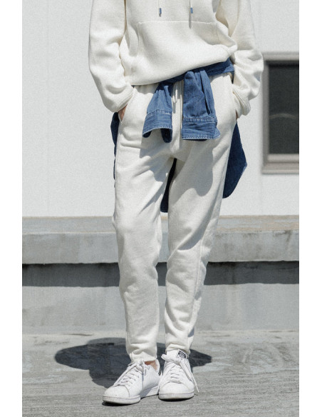 CT PLAGE Pantalon Coton et Cachemire