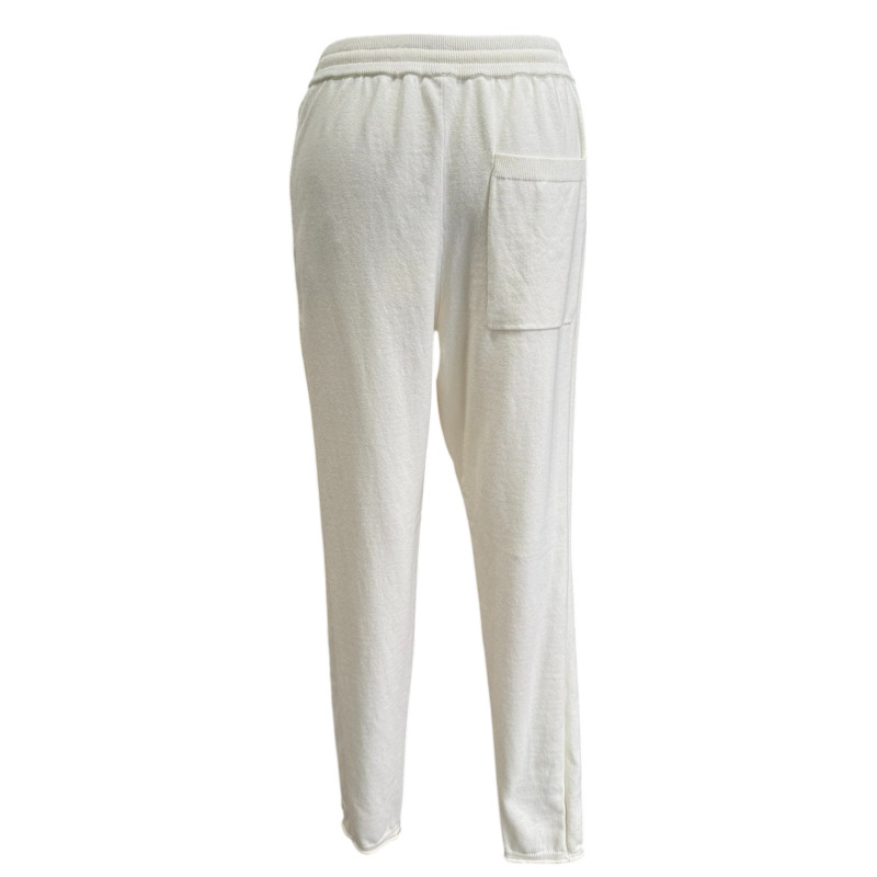 CT PLAGE Pantalon Coton et Cachemire