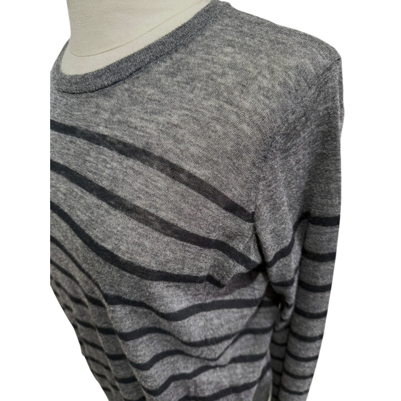 CT PLAGE Pull fin à rayures