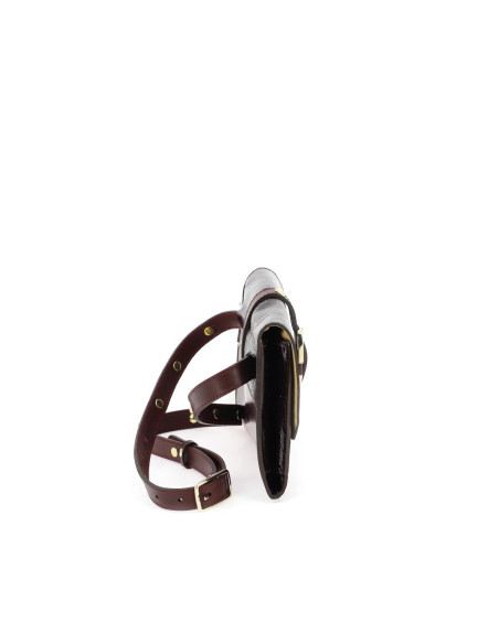 HERBERT FRÈRE SOEUR sac/ceinture LA LULU bordeaux