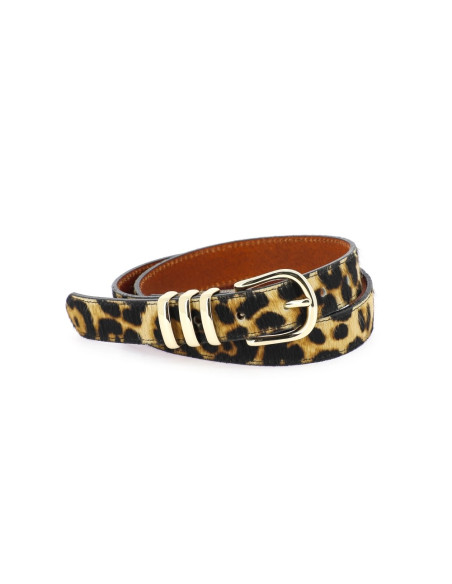 HERBERT FRÈRE SOEUR Ceinture LA IENA leopard