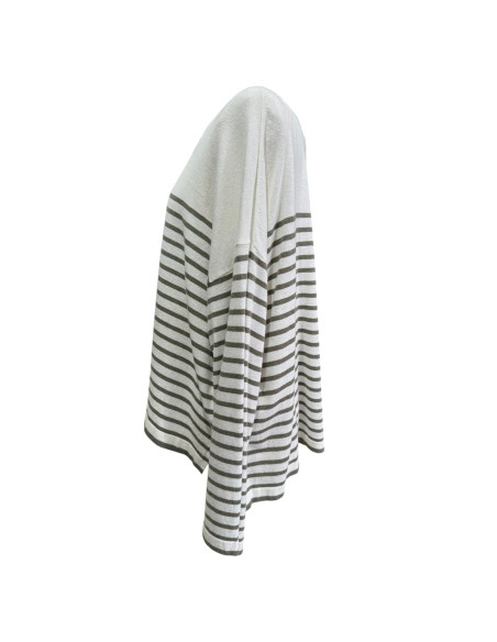 CT PLAGE Pull Marinière