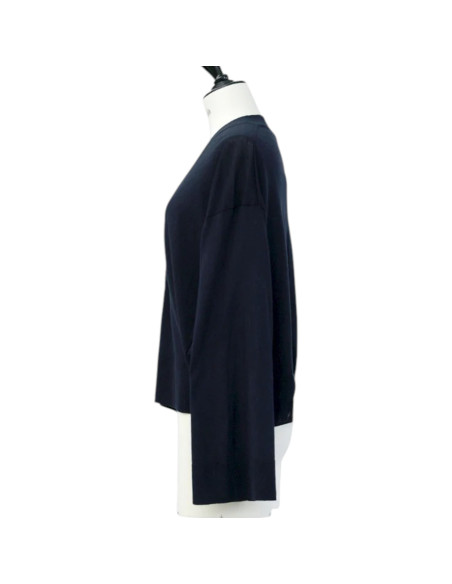CT PLAGE Cardigan Coton et Soie