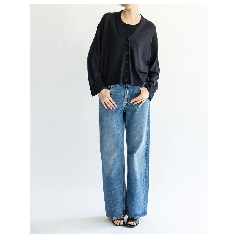 CT PLAGE Cardigan Coton et Soie