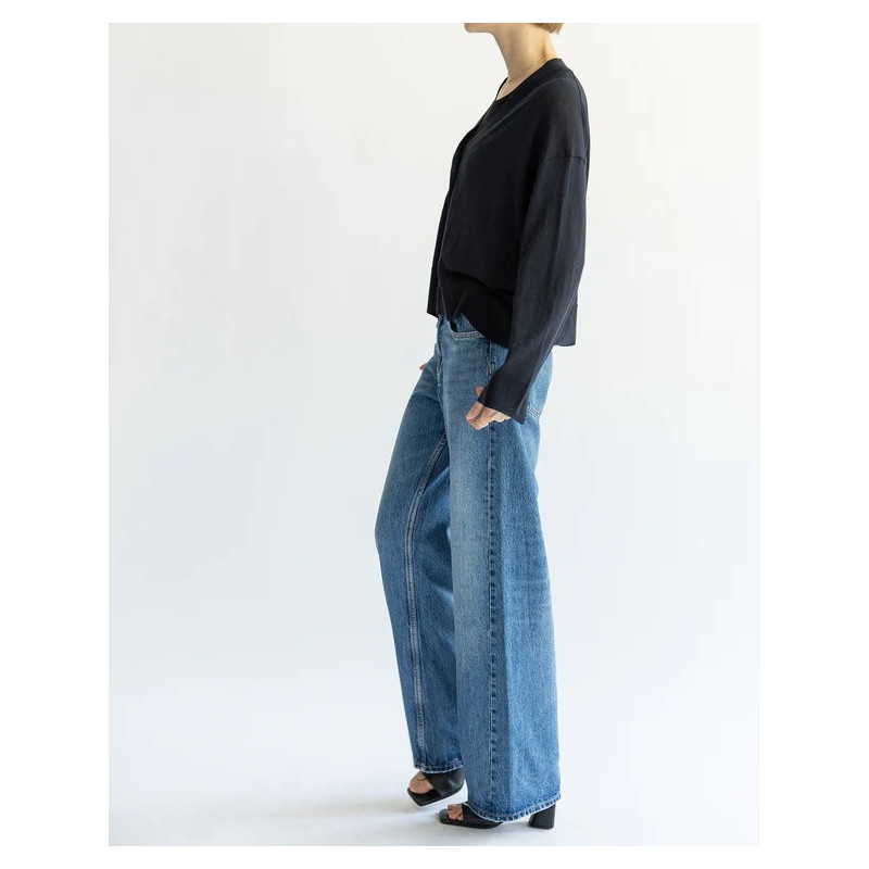 CT PLAGE Cardigan Coton et Soie