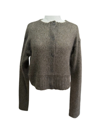 CT PLAGE Cardigan Mohair et Soie