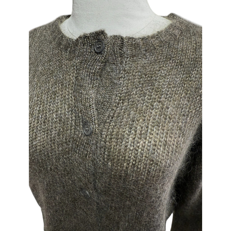 CT PLAGE Cardigan Mohair et Soie