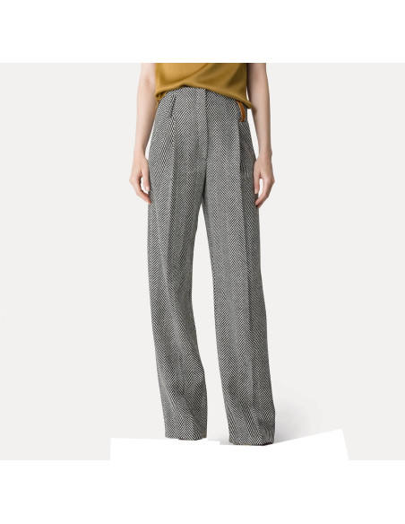 forte_forte pantalon chevrons