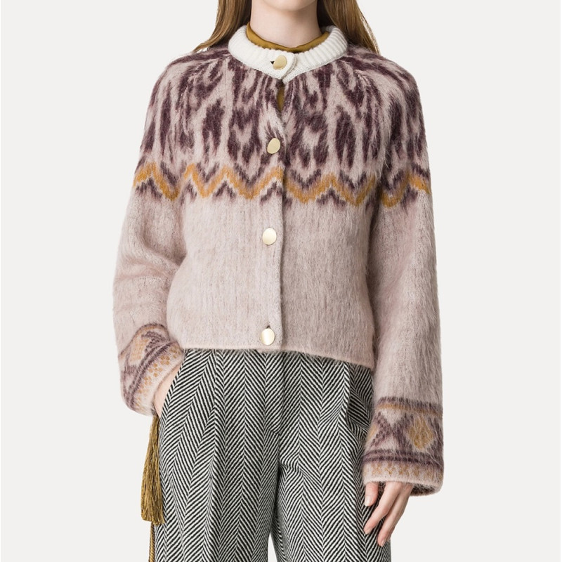 forte_forte cardigan jacquard
