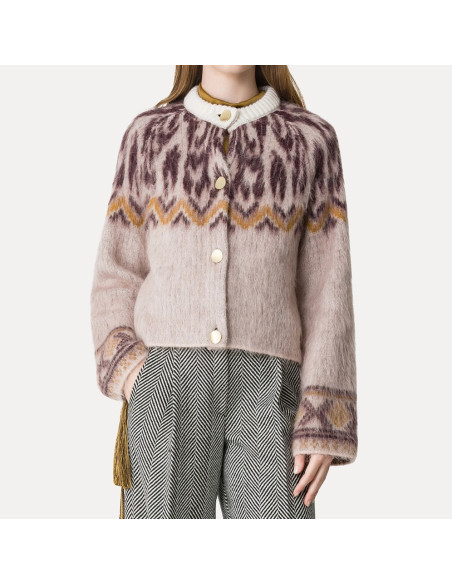 forte_forte cardigan jacquard