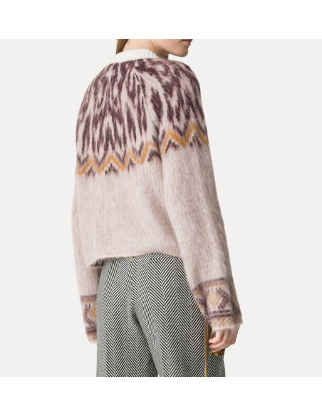 forte_forte cardigan jacquard