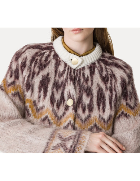 forte_forte cardigan jacquard